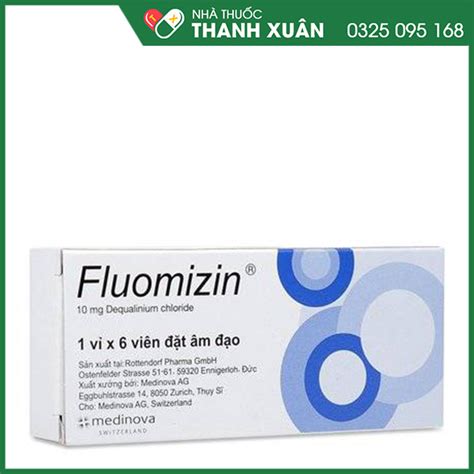 Thuốc Fluomizin điều trị nhiễm nấm âm đạo