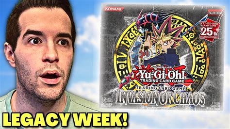 Invasion Of Chaos 25th Anniversary Box Opening Legacy Week YouTube