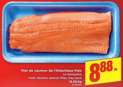 Filet De Saumon De L Atlantique Frais Du 24 Au 30 Octobre 2019