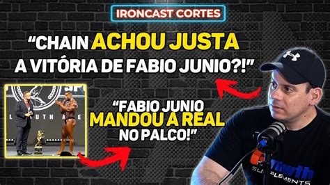 Miguel Chain Opina Sobre Vit Ra De Fabio Junio No Arnold Brasil