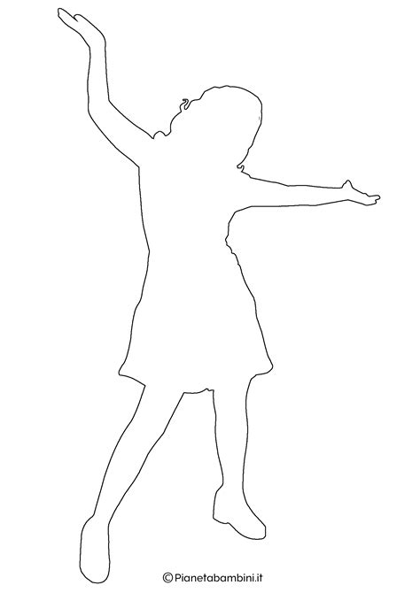 Sagome Ritagliare Pianetabambini Stampare Sketch Coloring Page