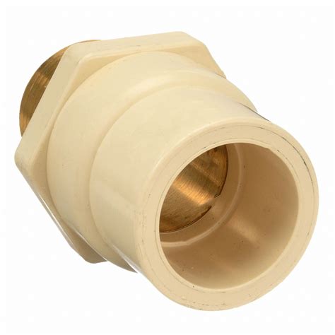 Grainger Approved Cpvc To Brass Adapter Cpvc In Pipe Size Pipe