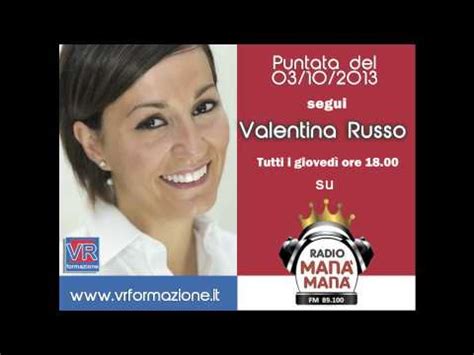 Valentina Russo a Radio Manà Manà Puntata 1 YouTube