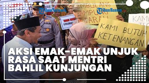 Warga Rempang Tolak Relokasi Saat Kunjungan Menteri Bahlil Ke Tanjung