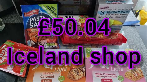 Iceland Top Up Shop Grocery Haul YouTube