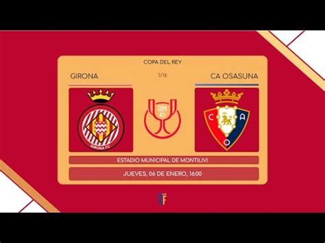 Girona Fc Vs Ca Osasuna En Directo Gratis Youtube