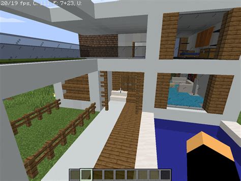 Casa Moderna Blanca Minecraft Map