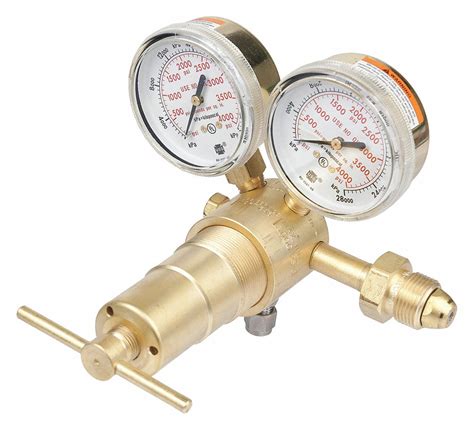 Victor Oxygen Gas Regulator Cga 540 Single Stage Brass 200 To 3000 Psi 20uk10 0781 1445