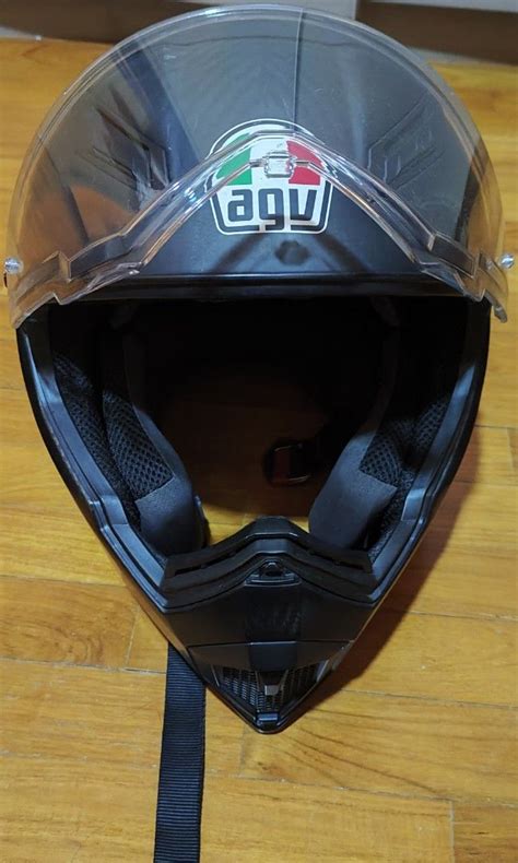 Agv Ax Carbon Helmet Motorcycles Motorcycle Apparel On Carousell