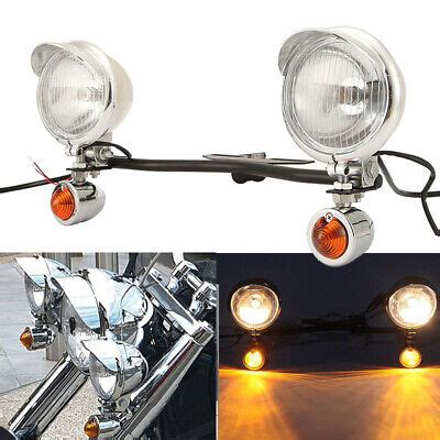 Motorcycle Fog Passing Turn Signal Light Bar Kit For Suzuki Honda