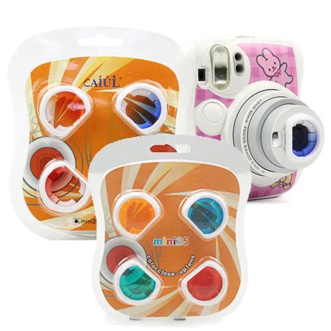 Fashion Color Close Up Lens Filters Selfie Mirror Set For Fujifilm