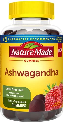 Nature Made Ashwagandha Gummies Mixed Berry 60 Gummies Vitacost