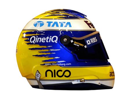 Helmet design of Nico Rosberg (Williams) from 2006 : r/f1helmet