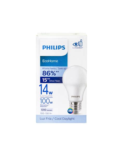 Foco EcoHome 14w 100w Luz Fria Philips Onix