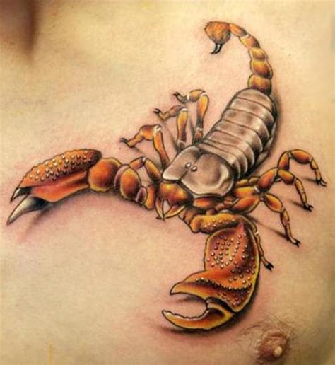 Realistic Scorpion Tattoo By Gido Tattoonow