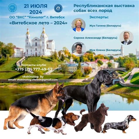 Выставки собак Беларуси