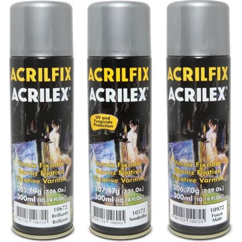 Verniz Fixador Spray Acrilfix Ml Acrilex Na Papelaria Art Nova