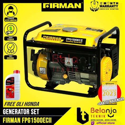 Jual Genset Firman Fpg Ec Ii Generator Set Shopee Indonesia