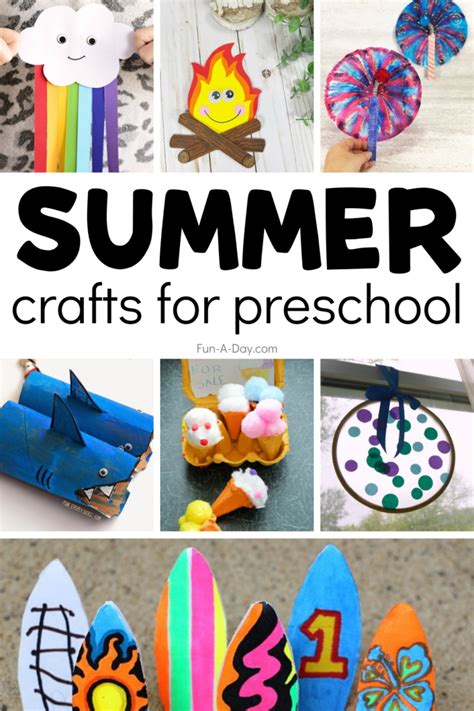 Summer Crafts For Preschoolers To Make Fun A Day