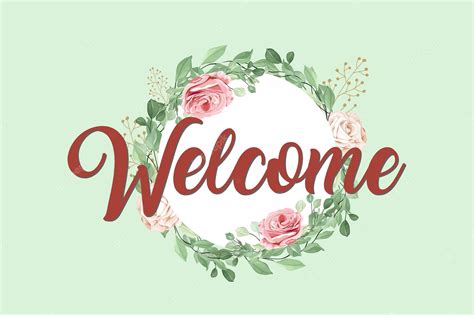 Premium Vector Vector Welcome Banner Design