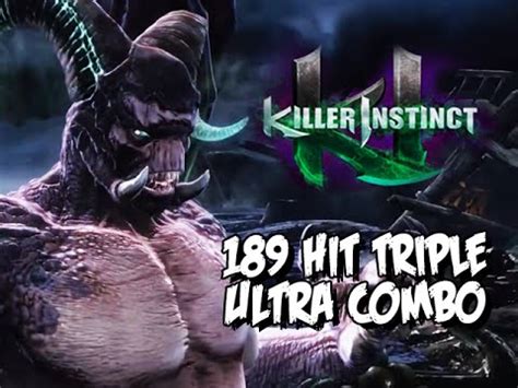 Hit Gargos Triple Ultra Combo Killer Instinct Season Youtube