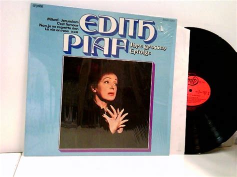 4 Platten Edith Piaf Les Plus Grands Succès Edith Piaf Ihre Grossen