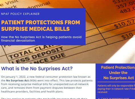 No Surprises Act Policy Explainer