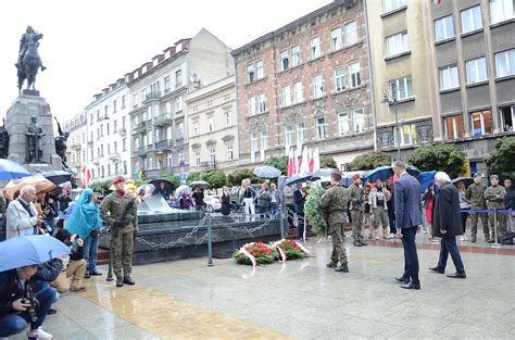 Krakowskie uroczystości w 79 rocznicę wybuchu powstania warszawskiego