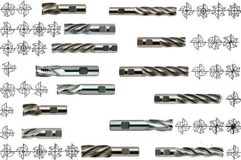 End Mills Milling Cutters High Speed Cobalt