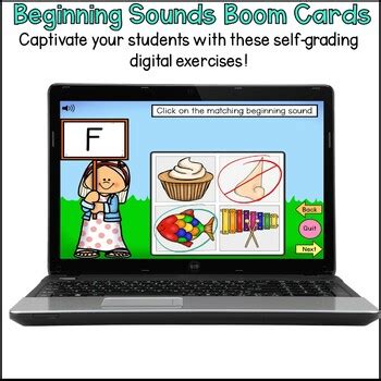 Boom Cards Beginning Sounds By The Traveling Educator TPT