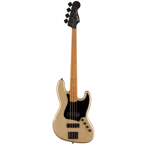 Fender Squier Contemporary Active Hh 4 String Jazz Bass Shoreline Gold Finish