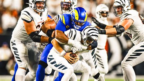 Los Angeles Rams Defensive Lineman Aaron Donald Explodes Through A