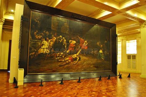 Spoliarium Painting editorial image. Image of exposiciasup3 - 56711695