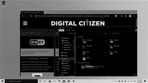 Why is my screen black and white? Fix this problem in Windows 10! - Digital Citizen