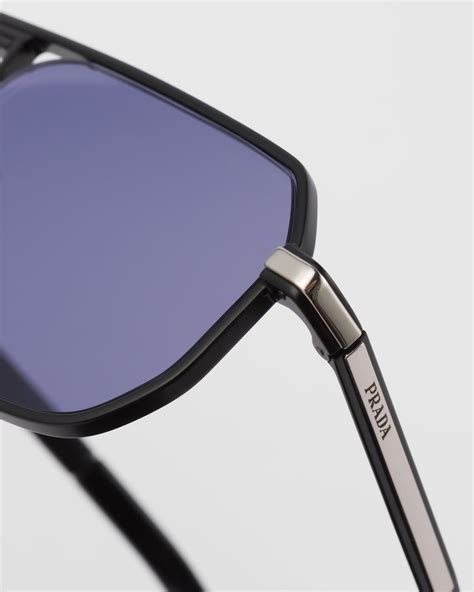 Iris Lenses Sunglasses With Iconic Metal Plaque Prada