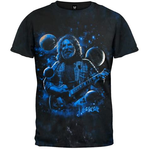 Jerry Garcia Lovely View Of Heaven T Shirt Jerry Garcia Tie Dye