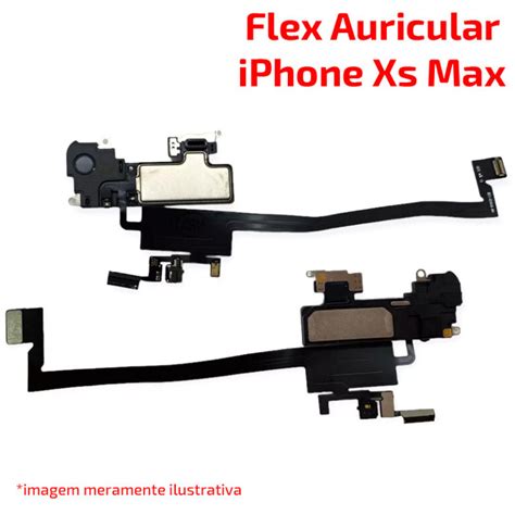 Cabo Flex Do Auricular Para IPhone Xs Max Original Retirado Terma Cell