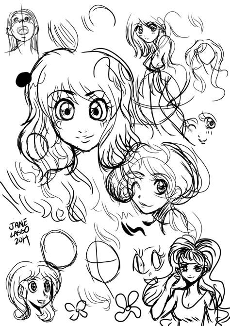 Dibujos Y Sketches De Jane Lasso Dibujo Pr Ctica En Manga Studio