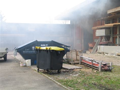 Brand Auf Dem Gel Nde Eines Holzbauunternehmens Einsatzbericht