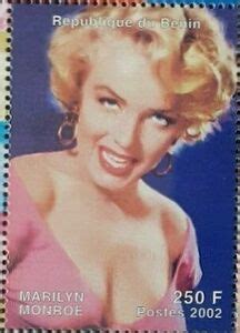 Stamp Marilyn Monroe Benin Illegal Stamps Marilyn Monroe Th