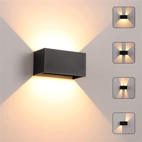 Wandlampe Cube Würfel LED Wand Leuchte Lampe Up Down für außen innen