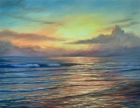 Tranquil Shores An Original Painting By Sunscapes Art Joseph Cantin