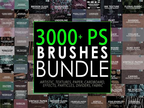 Photoshop Stamp Brushes Bundle Abr Format Purpee Digital