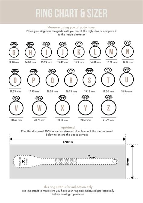 Printable Ring Size Chart Ring Sizer Tool Find Your Ring Hong Kong