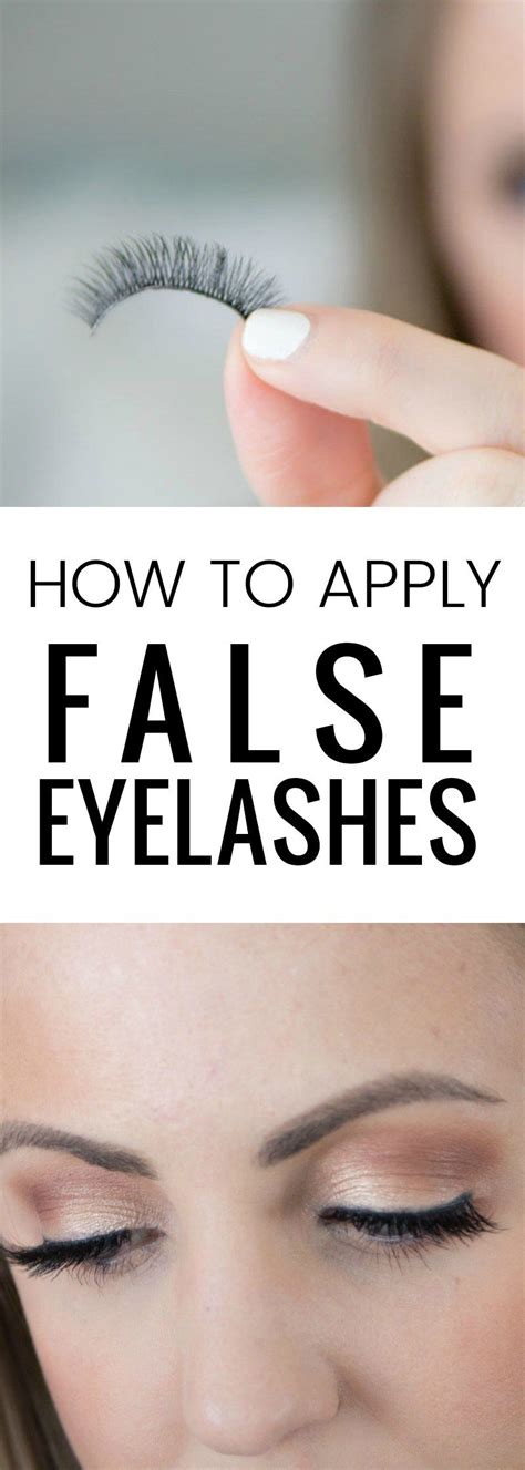 How To Apply False Eyelashes Beauty Meg O On The Go False