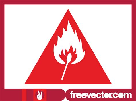 Fire Hazard Warning Sign Vector Art & Graphics | freevector.com