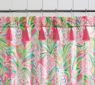 Lilly Pulitzer Alotta Colada Percale Shower Curtain | Lilly pulitzer, Plastic shower curtain ...