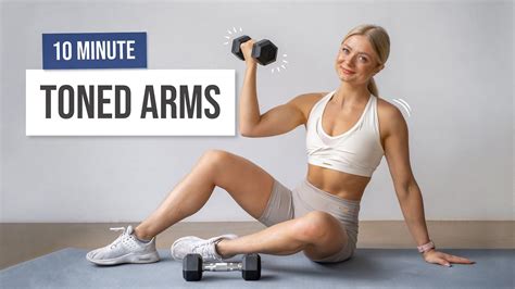 10 MIN TONED ARMS WORKOUT With Weights Upper Body Express No Repeat