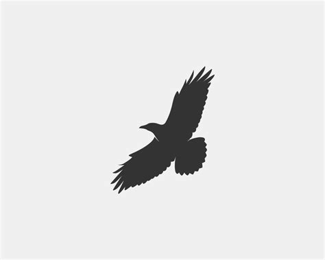 crow vector silhouette 11400664 Vector Art at Vecteezy