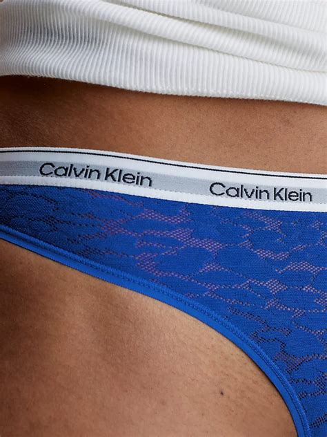 Lace High Leg Thong Calvin Klein® 000qd5051e8zj